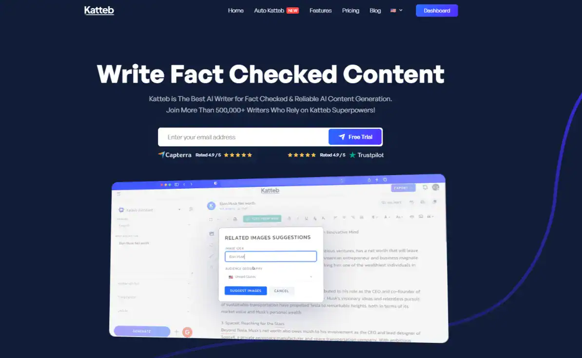 Elevate Your Content with Katteb's AI Writing Assistant